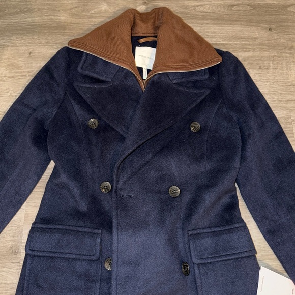 Avec Les Filles double breasted coat with cardigan dickie - Picture 16 of 16